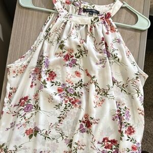 Keyhole Halter Blouse